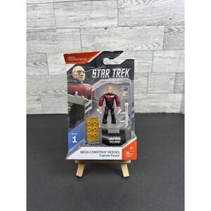Mega Construx Series 1 FND65 CAPTAIN PICARD Figure New NIB 2017